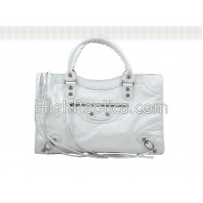 Balenciaga Le Dix Motoros Táska Közepes Fehér