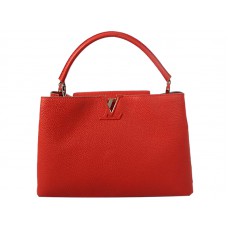 Louis Vuitton Capucines Táska Piros Mm