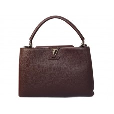 Louis Vuitton Capucines Táska Mm Sötétlila