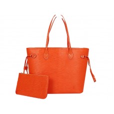Louis Vuitton Epi Bőr Neverfull Mm Narancssárga