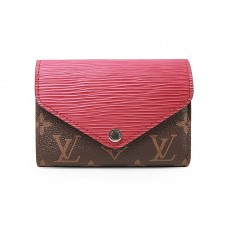 Louis Vuitton Monogram Marie-Lou Kompakt Pénztárca Fukszia Színben