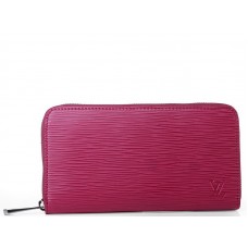 Louis Vuitton Epi Bőr Zippy Szervező Fushia
