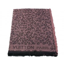 Louis Vuitton leopárdmintás sál rózsaszín