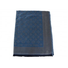 Louis Vuitton Monogram Ikat Kék Sál