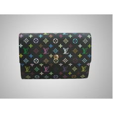 Louis Vuitton Monogram Többszínű Fekete Alexandra Pénztárca
