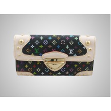 Louis Vuitton Monogram Többszínű Fekete Pénztárca m60054