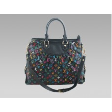 Louis Vuitton kifutópálya monogram bőr cabby mm fekete többszínű