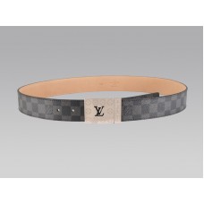 Louis Vuitton Damier grafit öv ezüst logós csattal