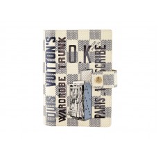Louis Vuitton Damier Azur Kis Gyűrű Napirend Borító