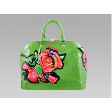 Louis Vuitton Stephen Sprouse Alma Rose Mm Green Tonic táska