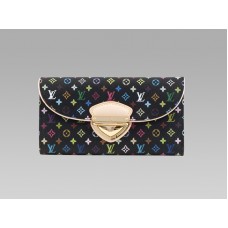 Louis Vuitton Monogram Multicolore Fekete Eugenie Pénztárca Grenade