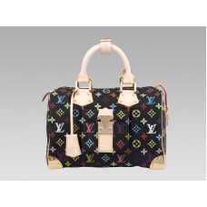 Louis Vuitton Monogram Többszínű Fekete Speedy 30
