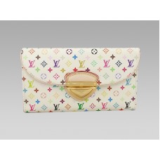Louis Vuitton Monogram Többszínű Fehér Eugenie Pénztárca