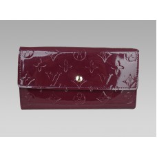 Louis Vuitton Monogram Vernis Porte Trésor International Violette