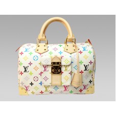 Louis Vuitton Többszínű Fehér Speedy 30