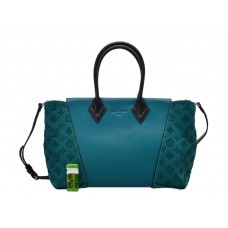 Louis Vuitton W Bag Pm Cuir Orferre test és Veau Cachemire oldalak kék