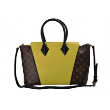 Louis Vuitton W Táska Monogram És Bőr Pm Sárga