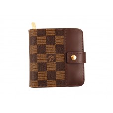 Louis Vuitton Damier cipzáras kompakt pénztárca