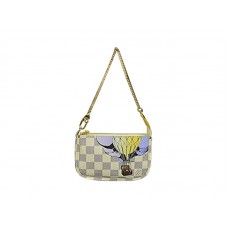 Louis Vuitton Damier Azur Mini Pochette kiegészítők Illustre