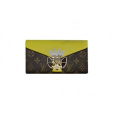 Louis Vuitton Monogram Törzsi Maszk Sarah Pénztárca Sárga