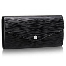 Louis Vuitton Epi Bőr Sarah Pénztárca Noir
