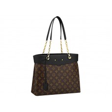 Louis Vuitton Monogram Pallas Shopper Noir Táska