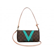 Louis Vuitton Monogram V Pochette kiegészítők Türkiz