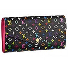 Louis Vuitton Többszínű Sarah Fekete Pénztárca