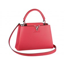 Louis Vuitton Capucines Bb Táska Licsi Rózsaszín