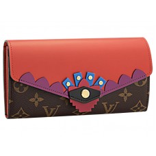Louis Vuitton Monogram Vászon Sarah Pénztárca Totem Flamingo