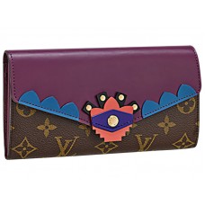 Louis Vuitton Monogram Vászon Sarah Pénztárca Totem Magenta