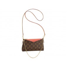 Louis Vuitton Monogram Vászon Pallas Kuplungtáska Pipacs