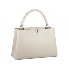 Louis Vuitton Capucines Mm Táska Törtfehér