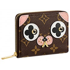 Louis Vuitton Monogram Canvas Zippy érmetáska Egy imádnivaló kutya