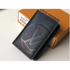 Louis Vuitton Epi Bőr Zsebrendező Fekete M63516