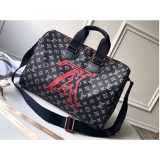 Louis Vuitton Monogram Fejjel Lefelé Vászon Speedy Bandouliere 40 m43697