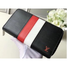 Louis Vuitton Epi Bőr Zippy Pénztárca Fekete M62983