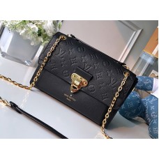 Louis Vuitton Monogram Empreinte Vavin láncos pénztárca fekete m63398