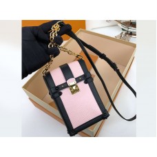 Louis Vuitton Epi Bőr Táska Mobiltelefon Lánc Rózsaszín M44184