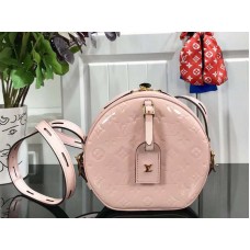Louis Vuitton Monogram Vernis puha kalapdoboz balerina rózsaszín m53999