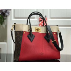 Louis Vuitton Monogram Vászon Az Oldalani Marhabőr Kalózpiros M53824