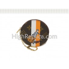 Louis Vuitton Monogram Vőlegény Kerek Érmetáska Narancssárga