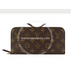 Louis Vuitton Monogram Szokatlan Piros Leopárdmintás Pénztárca Fauvist